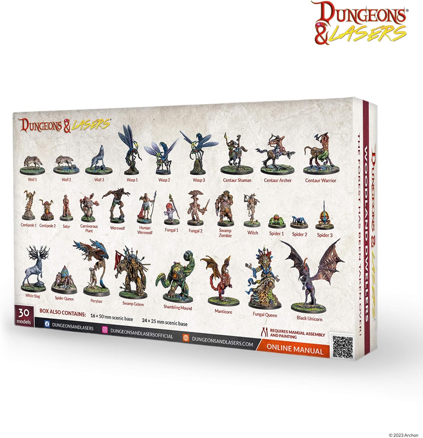 Dungeons & Lasers - Woodland Dwellers Figure Pack