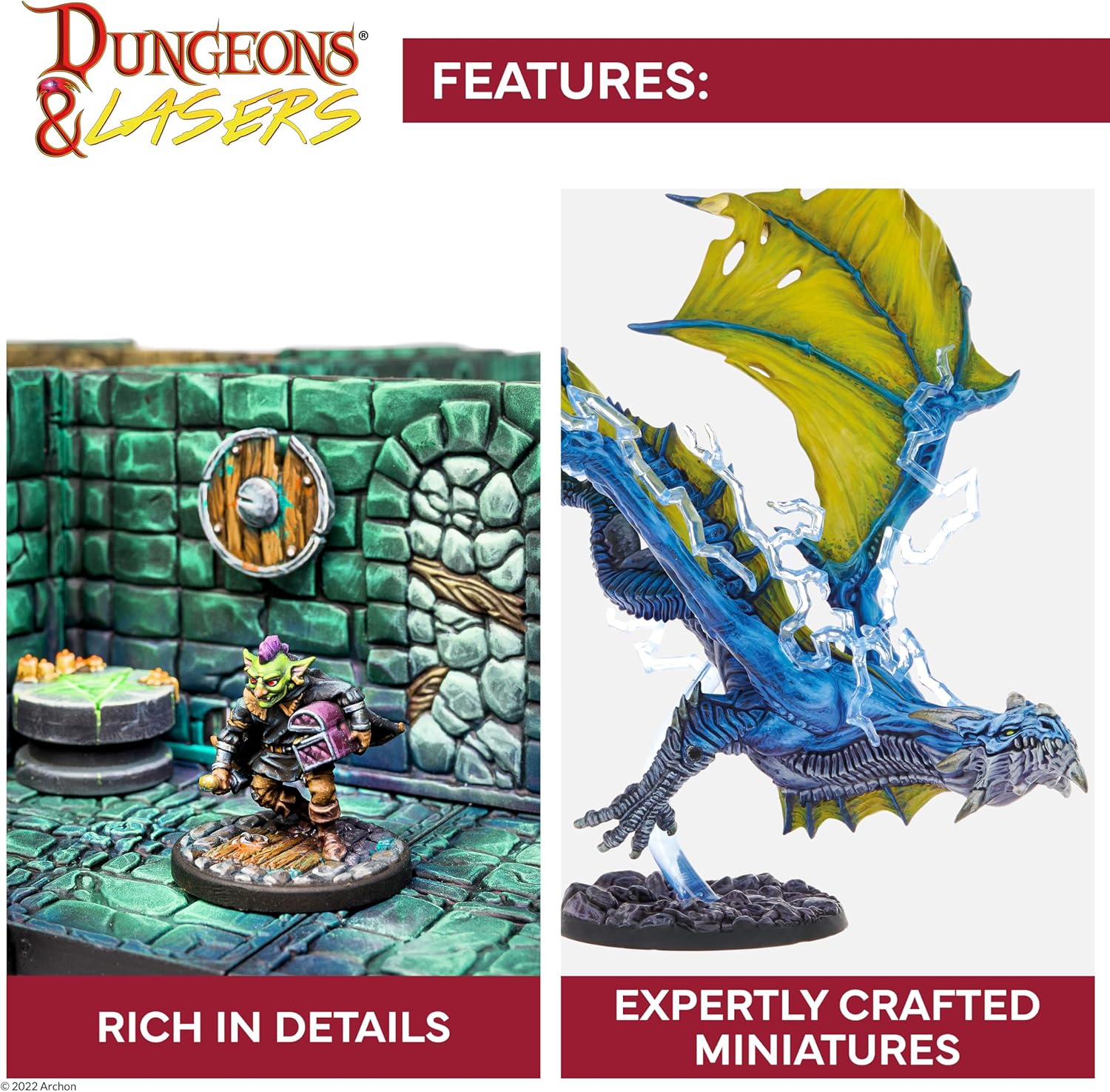 Dungeons & Lasers Sandwyrm Terror of The Dunes DND Miniature - Large Model with Scenic Base - Unpainted, Unassembled - for Ages 14 Years +