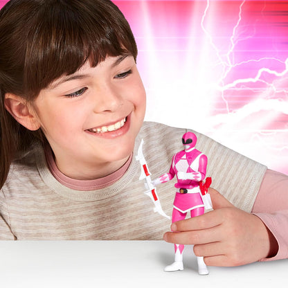 Power Rangers Mighty Morphin Auto-Morphin Pink Ranger Action Figure