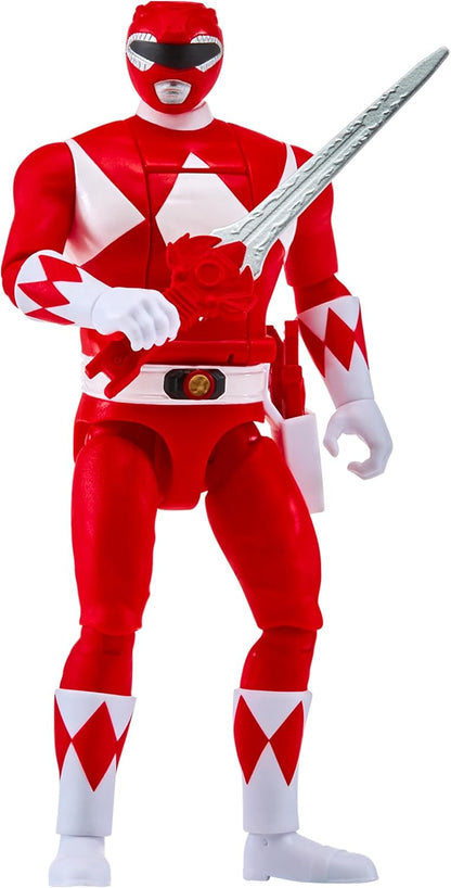 Power Rangers Mighty Morphin Auto-Morphin Red Ranger Action Figure, 9"