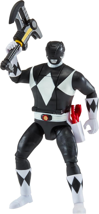 Power Rangers Mighty Morphin Auto-Morphin Black Ranger Action Figure