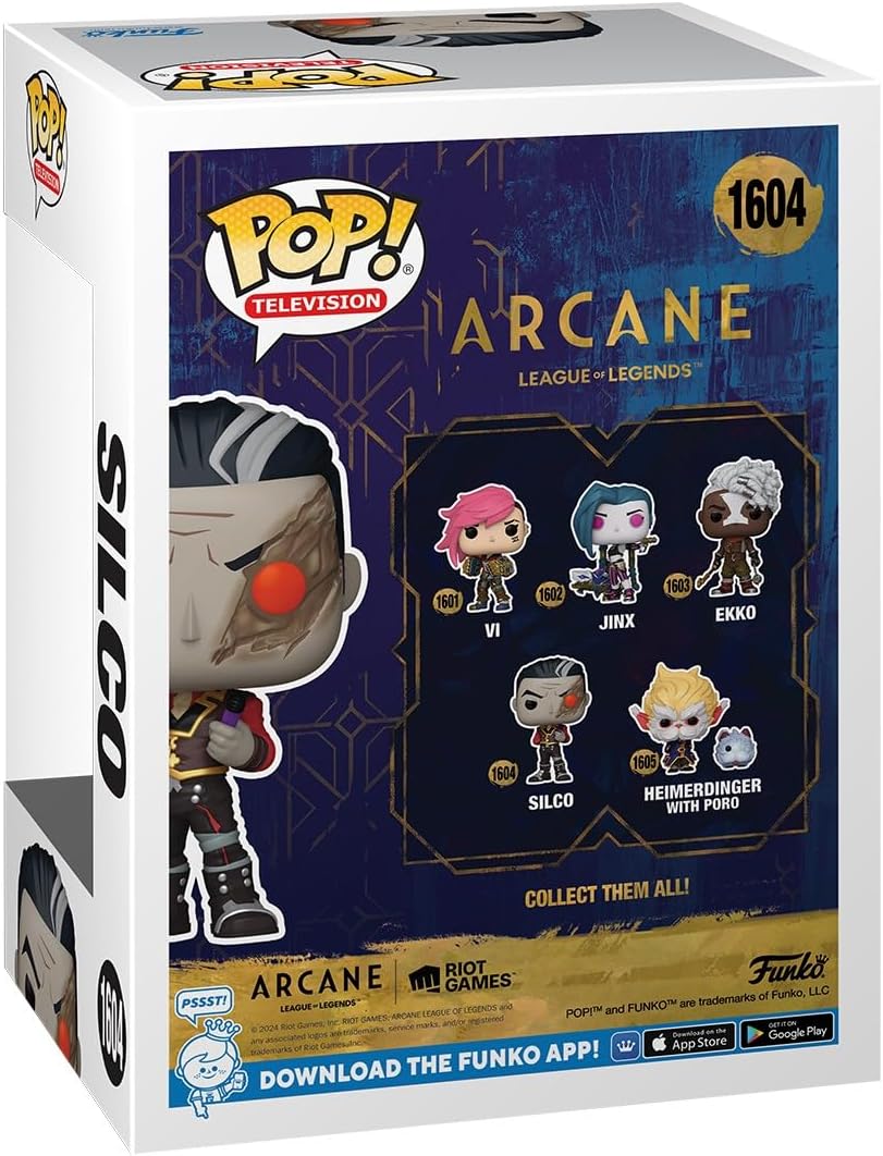 Funko Pop! TV: Arcane LoL - Silco - Arcane: League Of Legends - Collectable Vinyl Figure - Gift Idea - Official Merchandise - Toys for Kids & Adults - TV Fans - Model Figure for Collectors