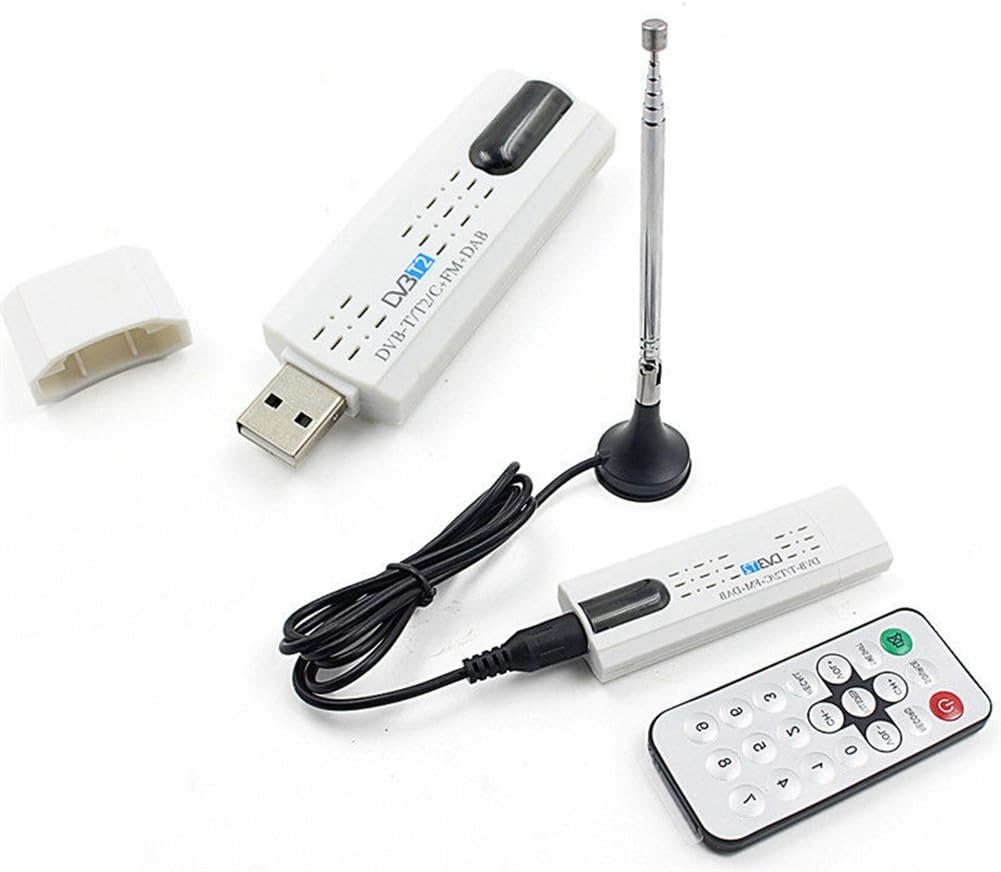 Reround USB 2.0 Digital DVB-T / T2 SDR + Dab + FM Receiver for HDTV TV Tuner