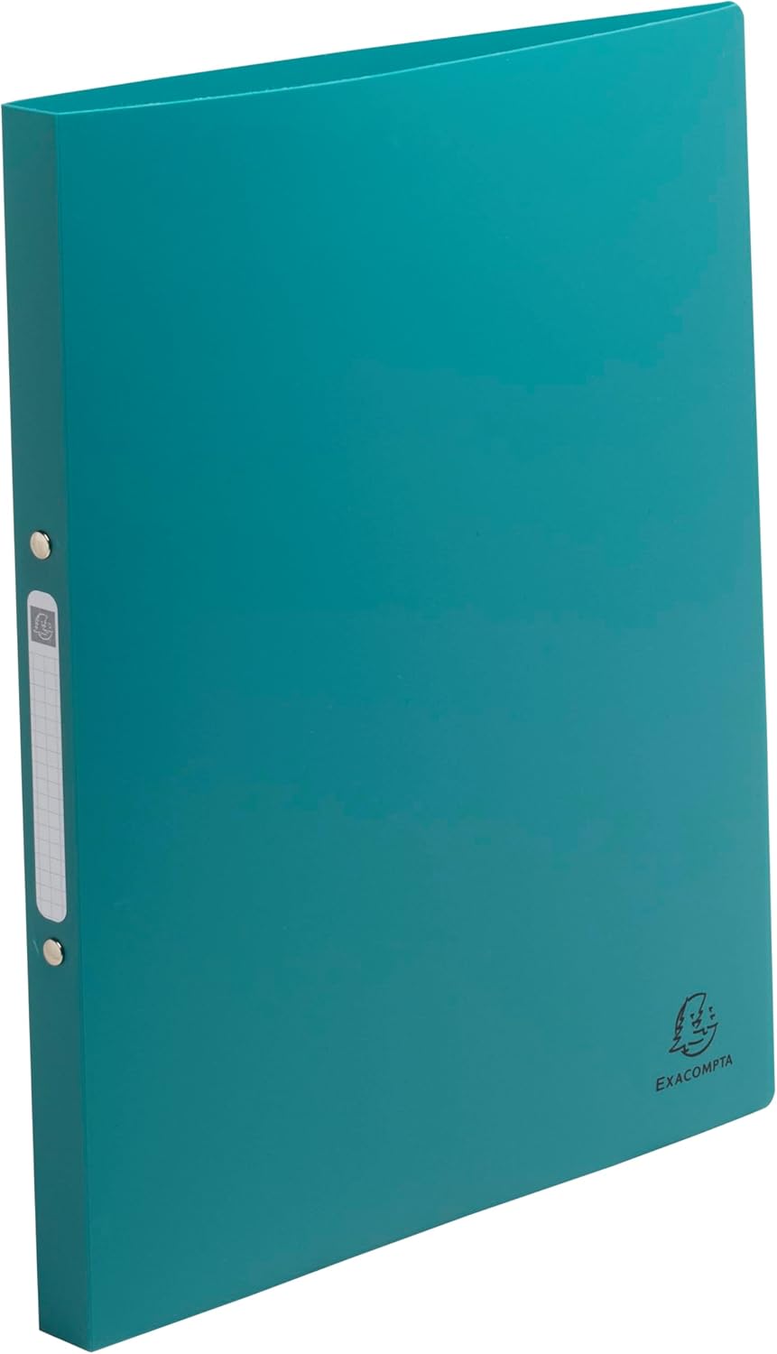 Exacompta - Ref 54270E - Pack of 4 Skandi Soft Binders - Recycled PP - 2 Round Rings - 20mm Spine - External Size: 32x25cm - File Format A4-4 Assorted Colours