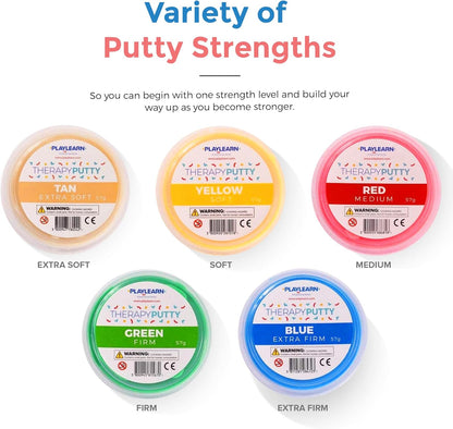 Therapy Putty 5Resistance Levels Ast