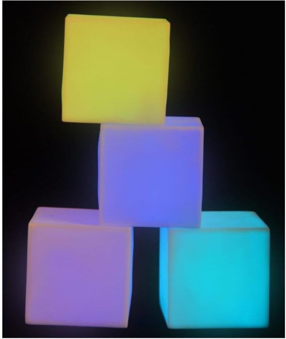 Light Up Led Mood Cube Light Pk4