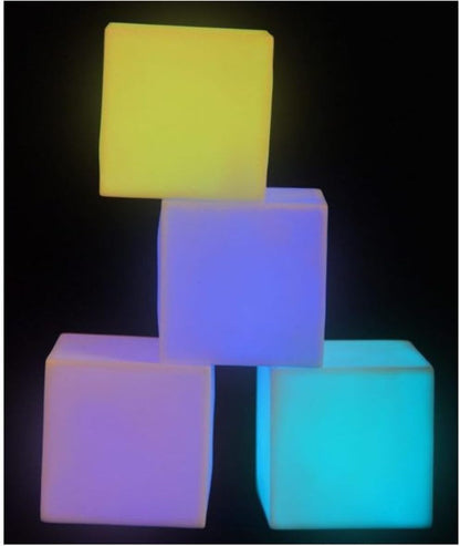 Light Up Led Mood Cube Light Pk4