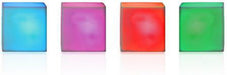 Light Up Led Mood Cube Light Pk4