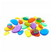 Playlearn Rainbow Stacking Stones Sensory Fidget (30 pcs) - Color Mixing, Light Table Add-On, Water Play, Kid-Safe Acrylic Pebbles