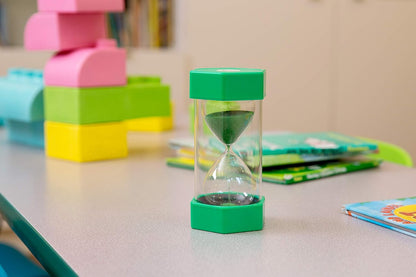 Playlearn Sand Timer, Green, 1 Minutes