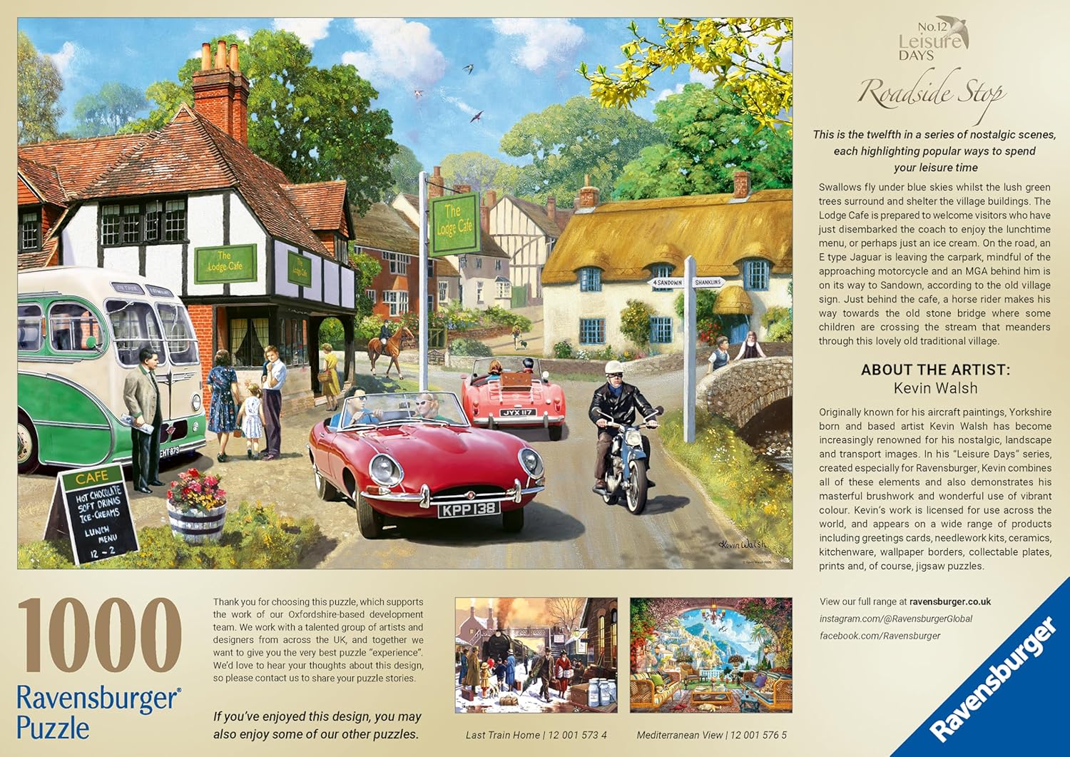 Ravensburger Leisure Days No.12: Roadside Stop 1000 piece Jigsaw Puzzle for Adults and Kids Age 12 and Up
