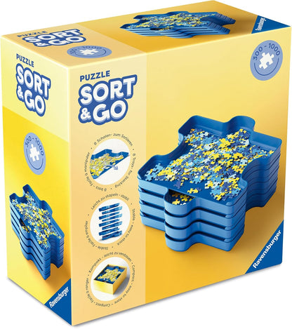 Ravensburger Puzzle Accessories - 8 Sorting Trays for Adults & Kids Age 14 Years Up