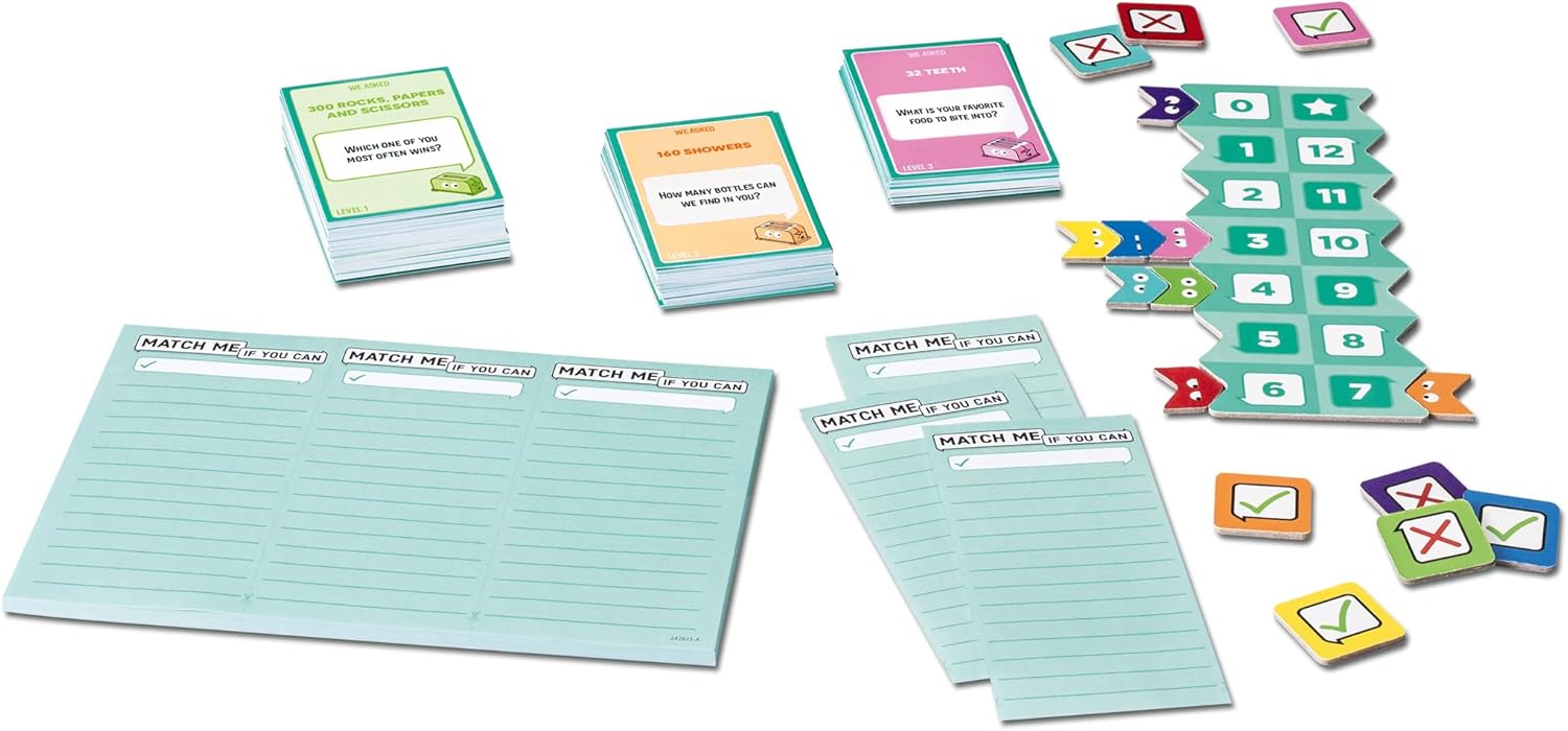 Ravensburger Match Me If You Can Game Fun Family Board Game for Adults and Kids Age 8 Years Up - 3 to 8 Players