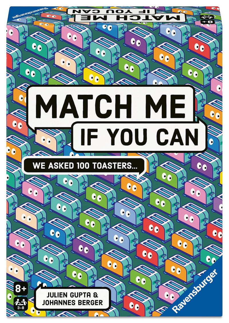 Ravensburger Match Me If You Can Game Fun Family Board Game for Adults and Kids Age 8 Years Up - 3 to 8 Players