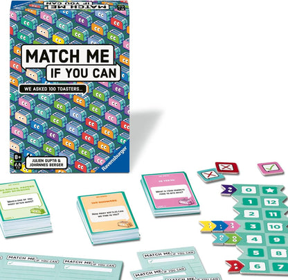 Ravensburger Match Me If You Can Game Fun Family Board Game for Adults and Kids Age 8 Years Up - 3 to 8 Players