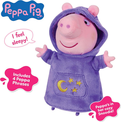 Peppa Pig Sleepy Time Peppa, Talking Soft Toy, Gift for Boy or Girl