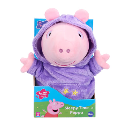 Peppa Pig Sleepy Time Peppa, Talking Soft Toy, Gift for Boy or Girl