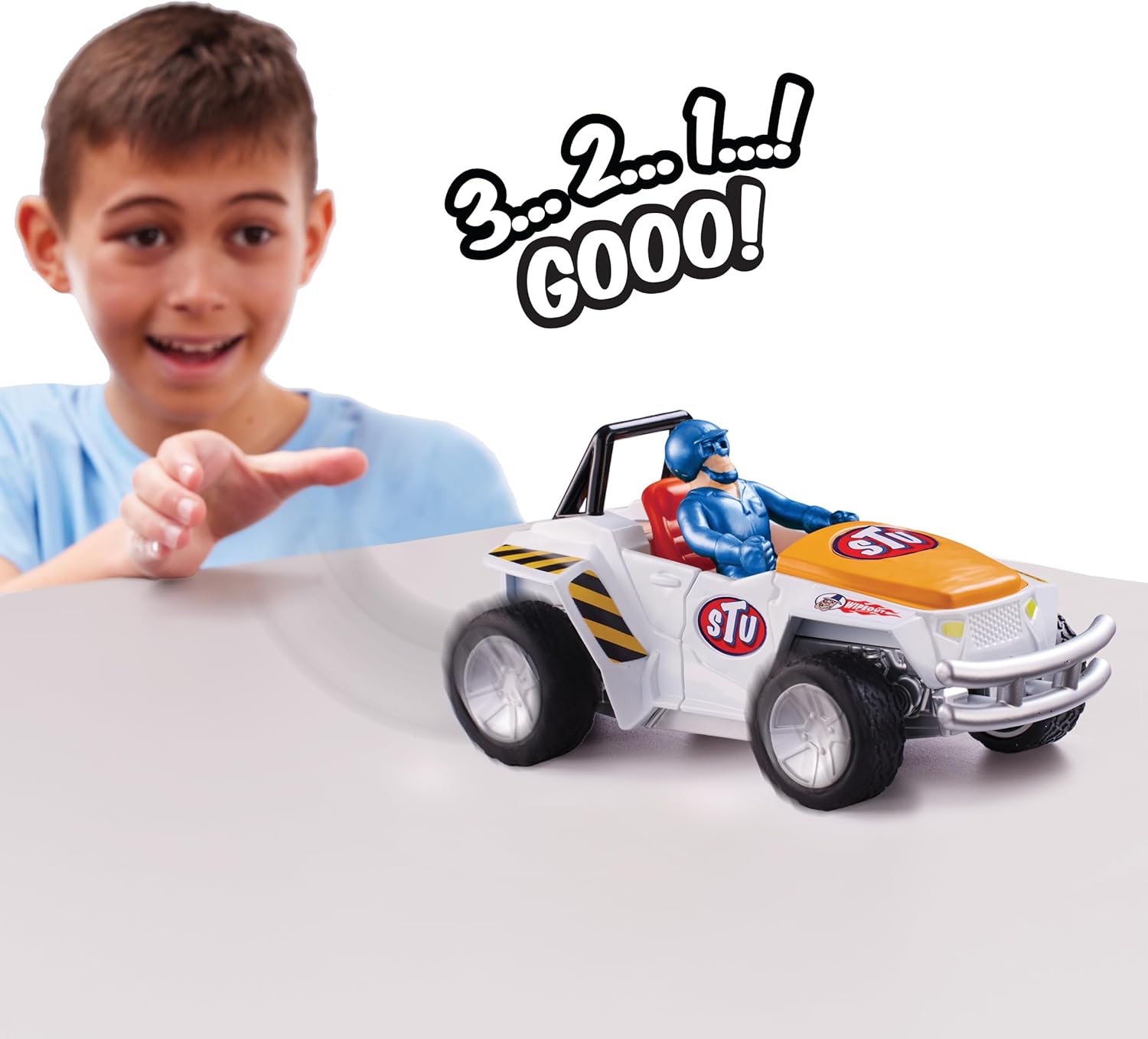 Smash and Crash Buggy Break apart stunt set with ejectable parts toys Stunt toys