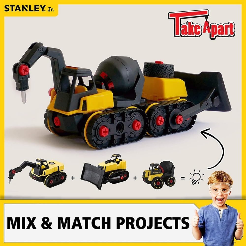 Stanley Jr TT007-SY Take a Part: Excavator