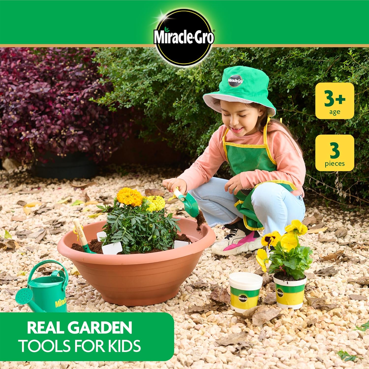 Miracle Gro Kids 3 Piece Hand Garden Toolset