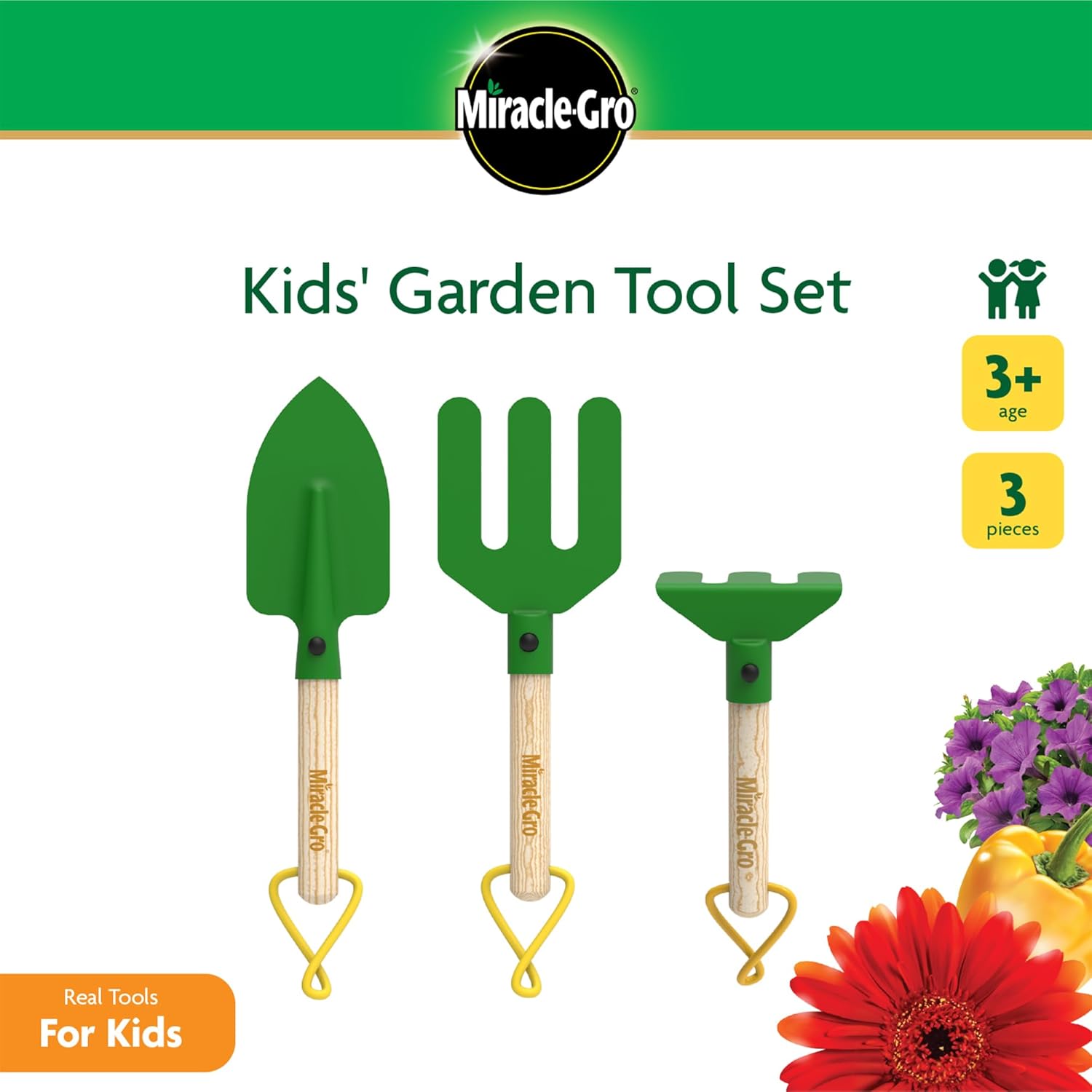 Miracle Gro Kids 3 Piece Hand Garden Toolset