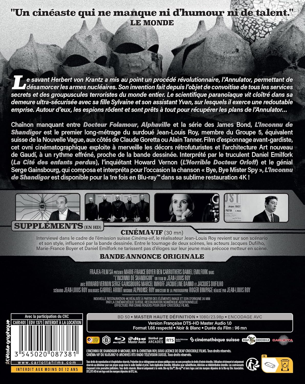 L Inconnu De Shandigor/Blu-Ray