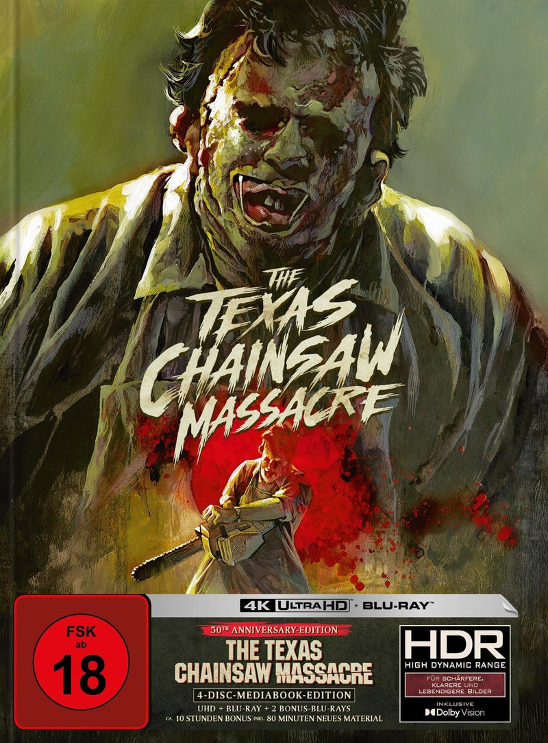 The Texas Chainsaw Massacre - Mediabook - Cover A (4K Ultra HD+Blu-ray+2 Bonus-Blu-ray