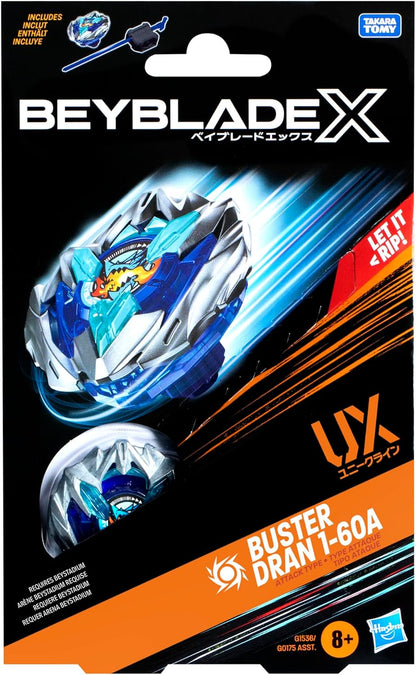 Beyblade X Buster Dran 1-60A UX Starter Pack Top and Launcher