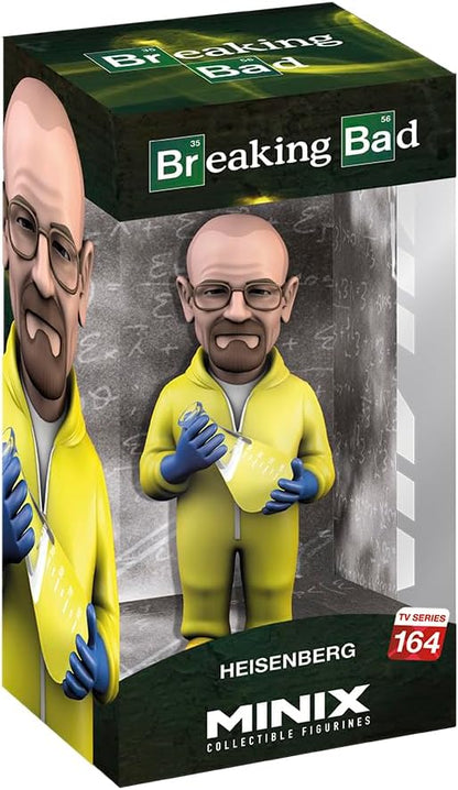 MINIX Bandai Sammelfigur, 12 cm, Breaking Bad, Walter White Heinserberg, Sammlerstücke für Ausstellung, Geschenkidee, Spielzeug für Kinder und Erwachsene, TV-Fans (MN18901