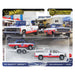 Hot Wheels Team Transport '63 Chevy Nova & '88 Chevy Silverado Die-Cast Vehicle Set, Racing Car with Trailer, VP Racing, 1:64 Scale