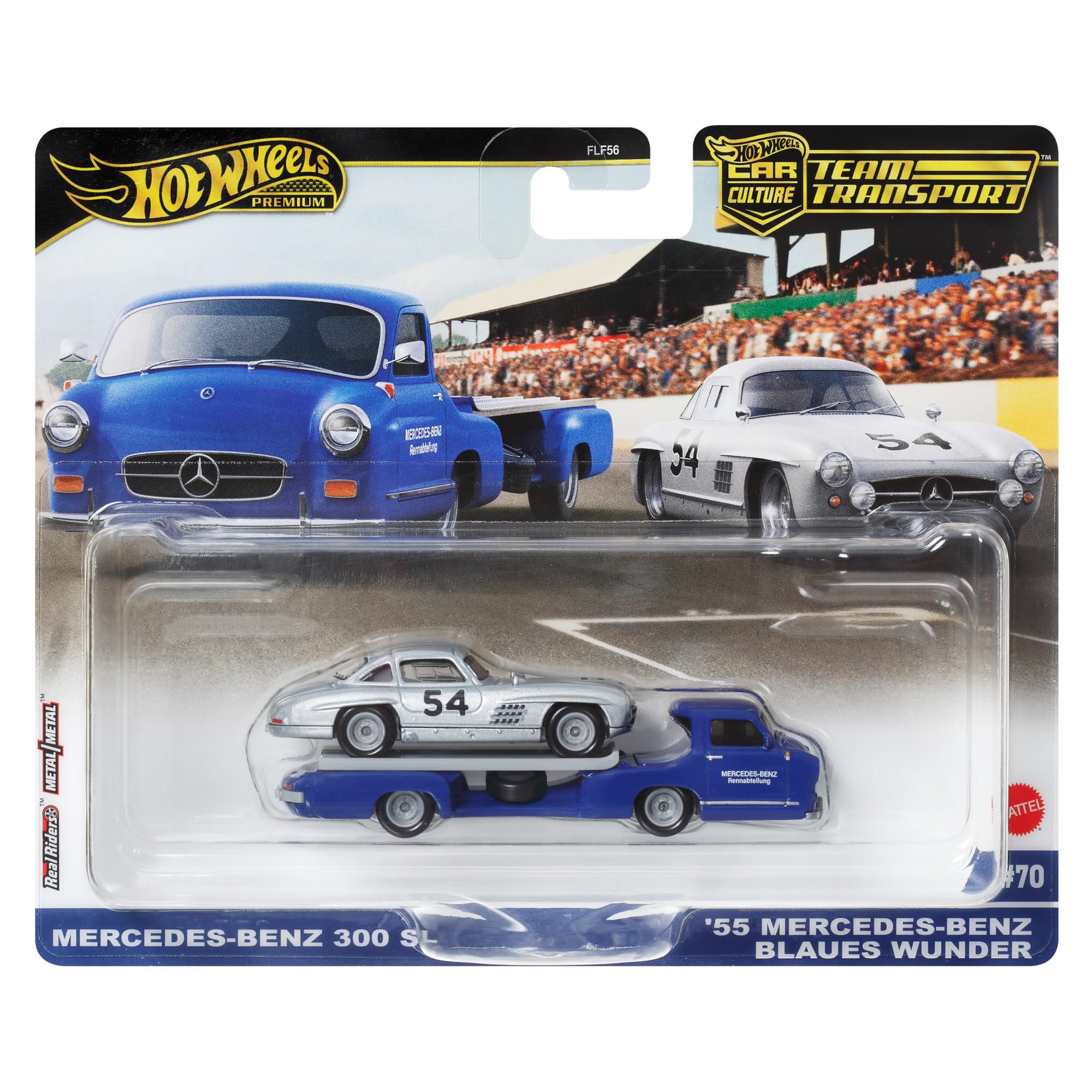 Hot Wheels - Team Transport Culture Die-Cast Cars, Mercedes-Benz (Hvr48)