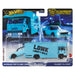 Hot Wheels - Nissan Skyline 2000GT-R LBWK & Fleet Flyer - Team Transport - HRV45 - Premium Set of 2 - Metal/Metal - Real Riders - Lyberty Walk - Mattel 2024-1:64