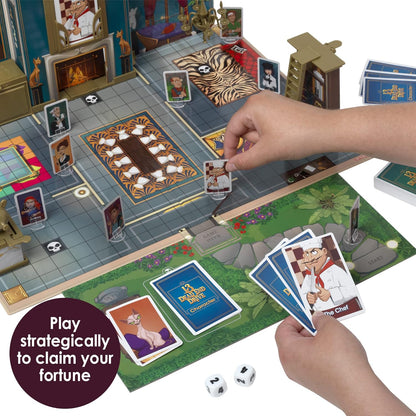 IDEAL | 13 Dead End Age 8+: The murder mystery mansion game with 12 suspects, 5 traps and only 1 survivor! | Family Games | For 2-6 Players | Ages 8+
