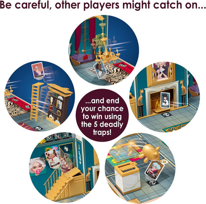 IDEAL | 13 Dead End Age 8+: The murder mystery mansion game with 12 suspects, 5 traps and only 1 survivor! | Family Games | For 2-6 Players | Ages 8+