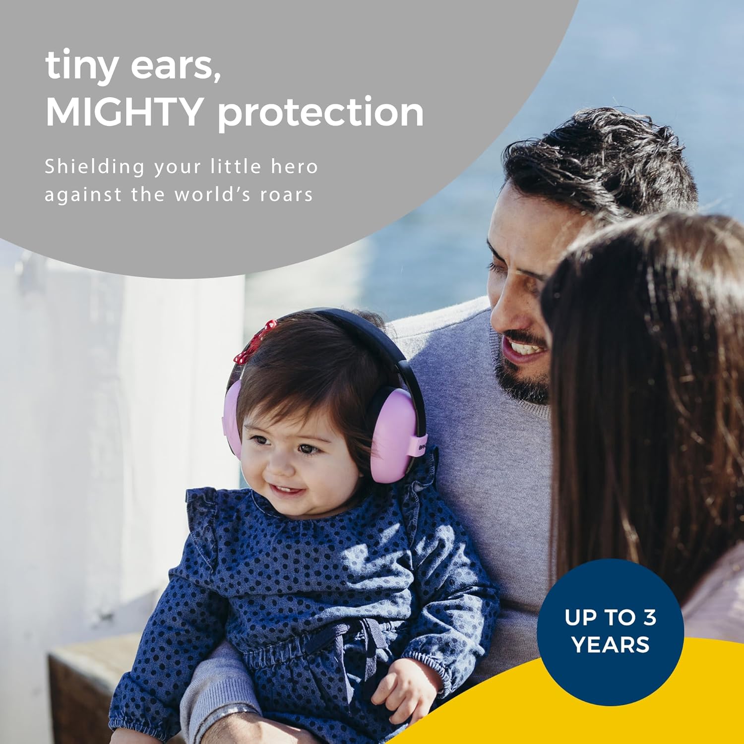 Banz Baby oorbeschermers - Ruisonderdrukkende babyhoofdtelefoon voor 0-36 maanden, NRR 21dB - lichtgewicht over-ear ontwerp met zachte hoofdband en kussenvullingen