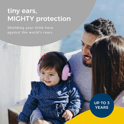 Banz Baby oorbeschermers - Ruisonderdrukkende babyhoofdtelefoon voor 0-36 maanden, NRR 21dB - lichtgewicht over-ear ontwerp met zachte hoofdband en kussenvullingen