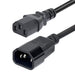 StarTech.com 4.5m (15ft) Power Extension Cord, C14 to C13 PDU Power Cord, 15A 250V, 14AWG, AC Power Cable for PDU/Power Supply, KEMA-KEUR(PXTC13C141415FEU