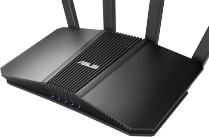 ASUS RT-BE82U BE6500 WiFi 7 Dual-Band Extendable Router (4K QAM, MLO, 5X 2.5GbE Ports, Commercial Level Network Security, Parental Control, IoT Network, Child Network and VPN Network