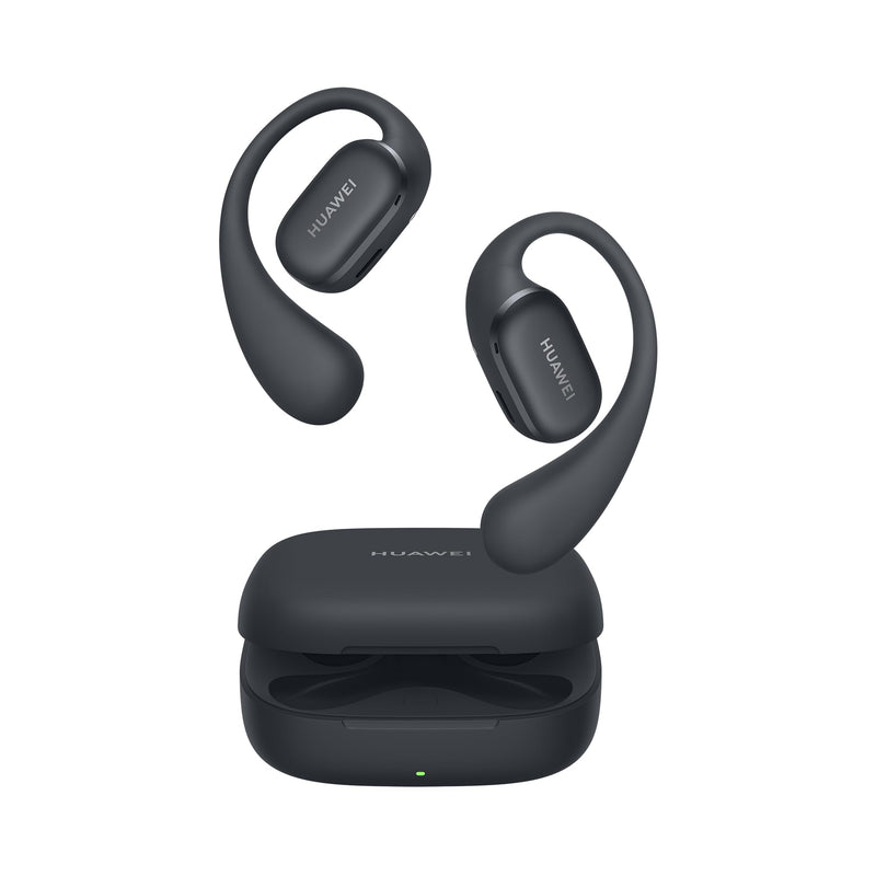 HUAWEI FreeArc Open-Ear Earbuds, Secure Fit and Comfort, IP57 Water Resistance, Dynamic Bass, 28 Hours Playtime, Sports Earphones, Headset for Running Workout Driving, iOS & Android, Bluetooth, Black