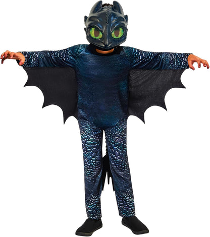 Rubies Official How To Train Your Dragon, Classic Toothless Child Costume, Kids Fancy Dress