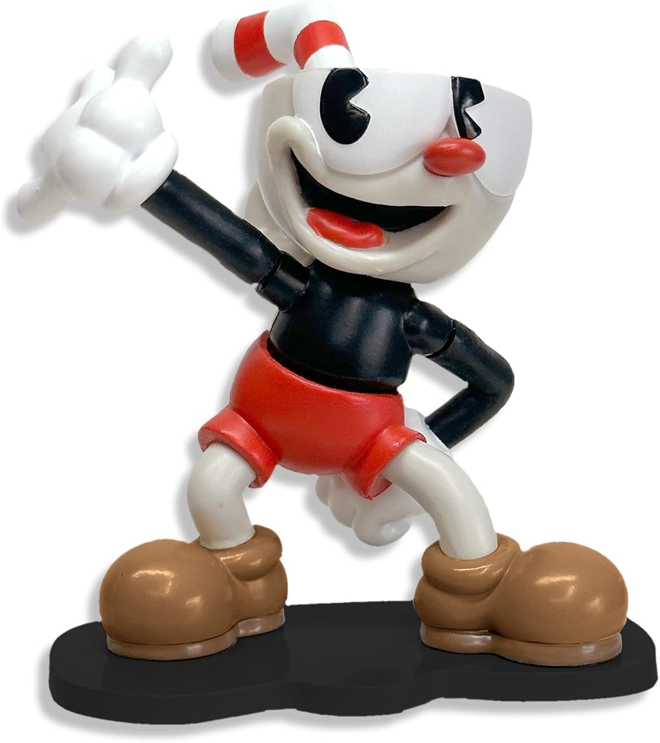 Toynk Cuphead Cuphead Create-A-Figure 7,6 cm Minifigur | Mehrere austauschbare Teile zum Posieren, Personalisieren