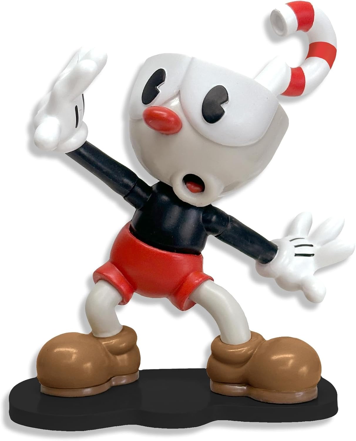Toynk Cuphead Cuphead Create-A-Figure 7,6 cm Minifigur | Mehrere austauschbare Teile zum Posieren, Personalisieren
