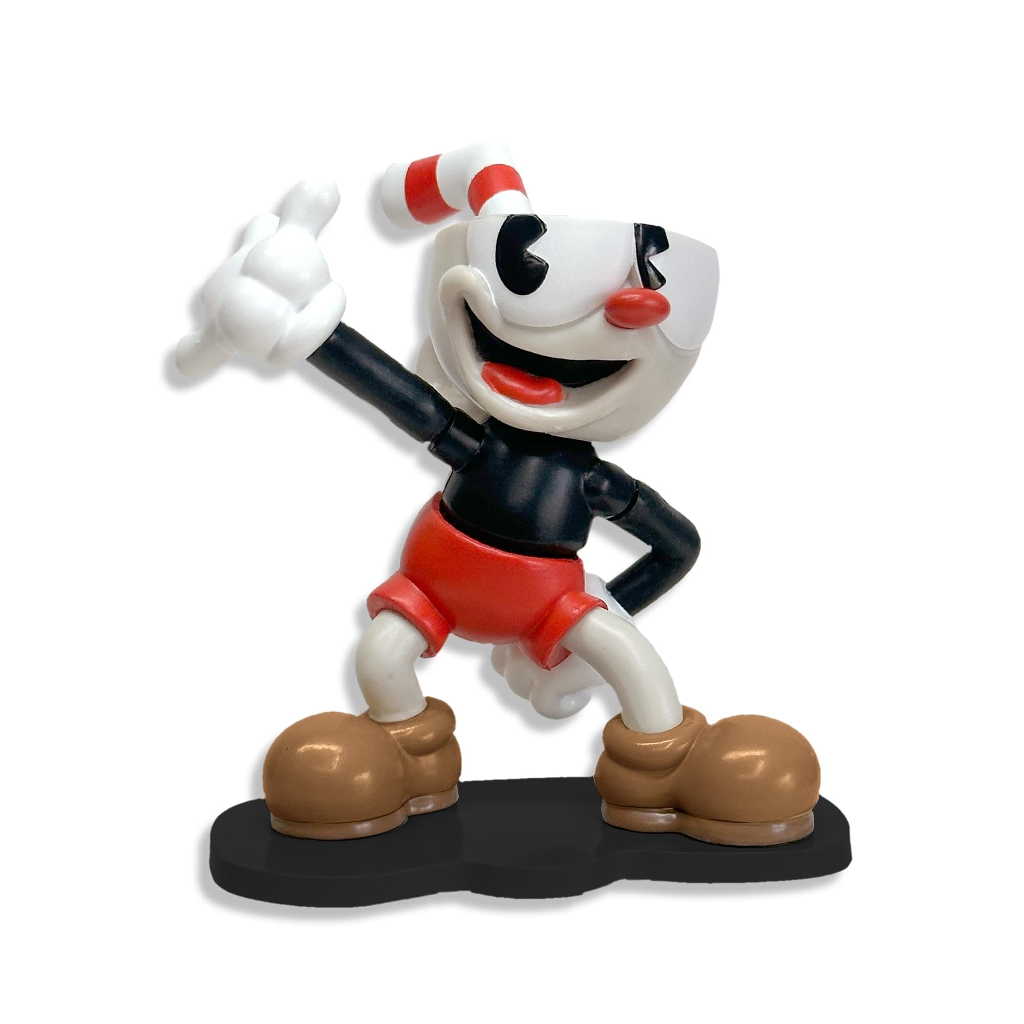 Toynk Cuphead Cuphead Create-A-Figure 7,6 cm Minifigur | Mehrere austauschbare Teile zum Posieren, Personalisieren