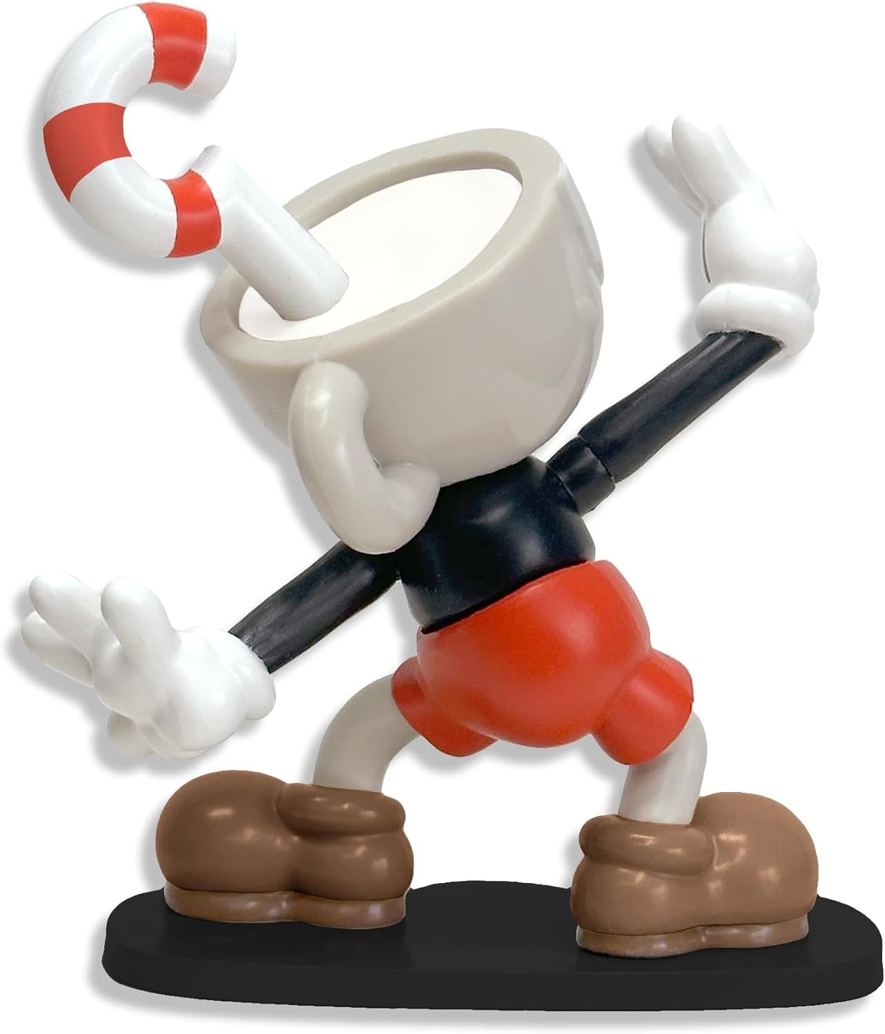 Toynk Cuphead Cuphead Create-A-Figure 7,6 cm Minifigur | Mehrere austauschbare Teile zum Posieren, Personalisieren