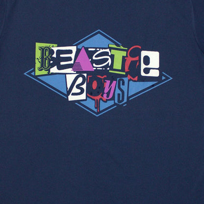 T-Shirt # Large Ladies Blue # Multicolour Logo