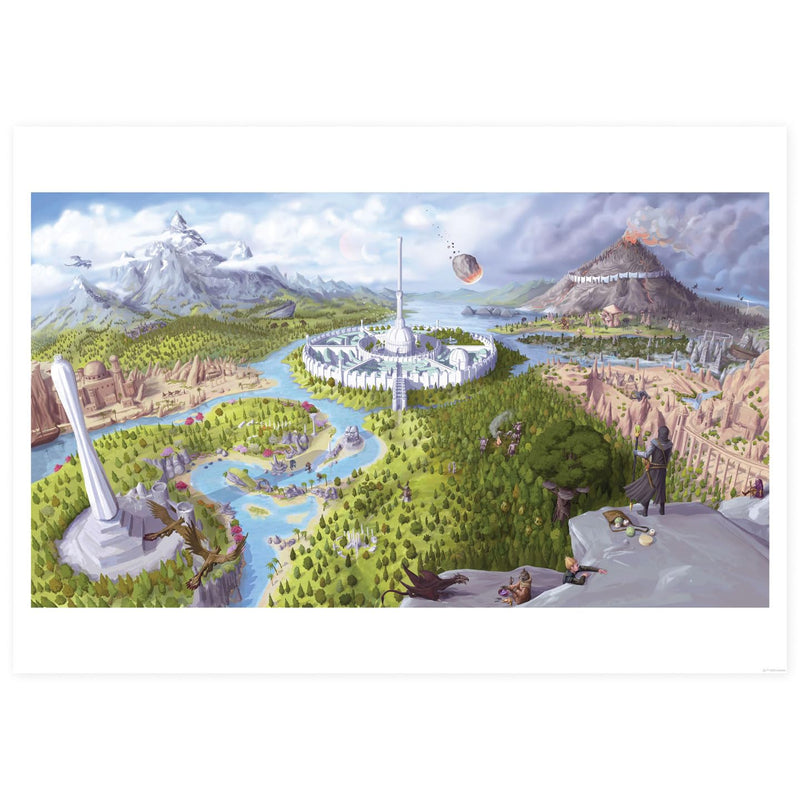 FaNaTtik The Elder Scrolls IV: Oblivion A3 Art Print