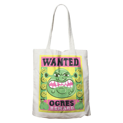 FaNaTtik Shrek Officially Licensed Ogres Wanted Poster Tote Bag 40 x 40cm