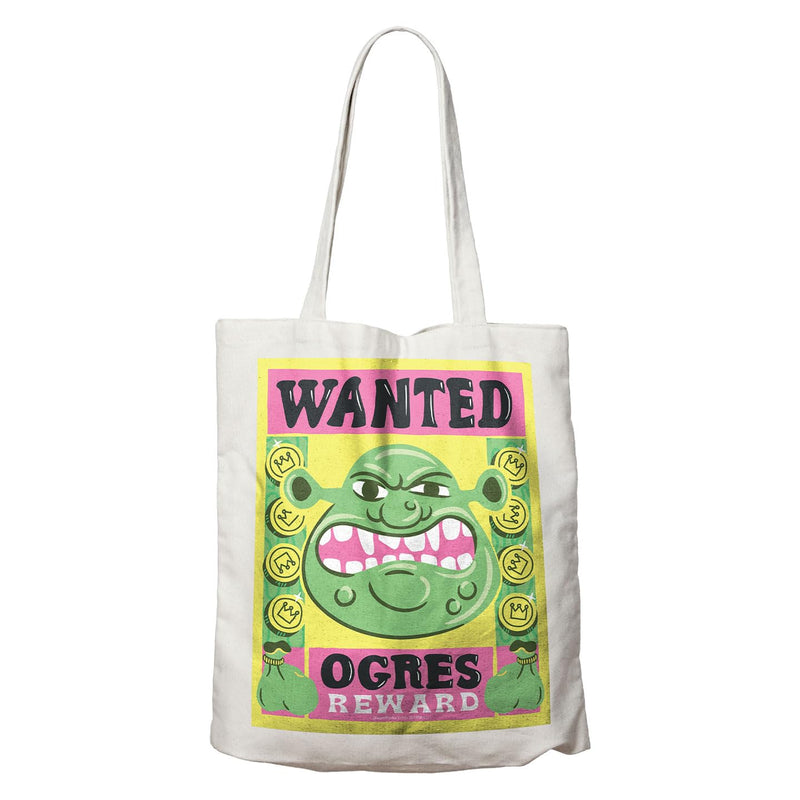 FaNaTtik Shrek Officially Licensed Ogres Wanted Poster Tote Bag 40 x 40cm