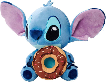 Disney Stitch mit Doughnut, 25cm Plüschfigur, ab den ersten Lebensmonaten geeignet