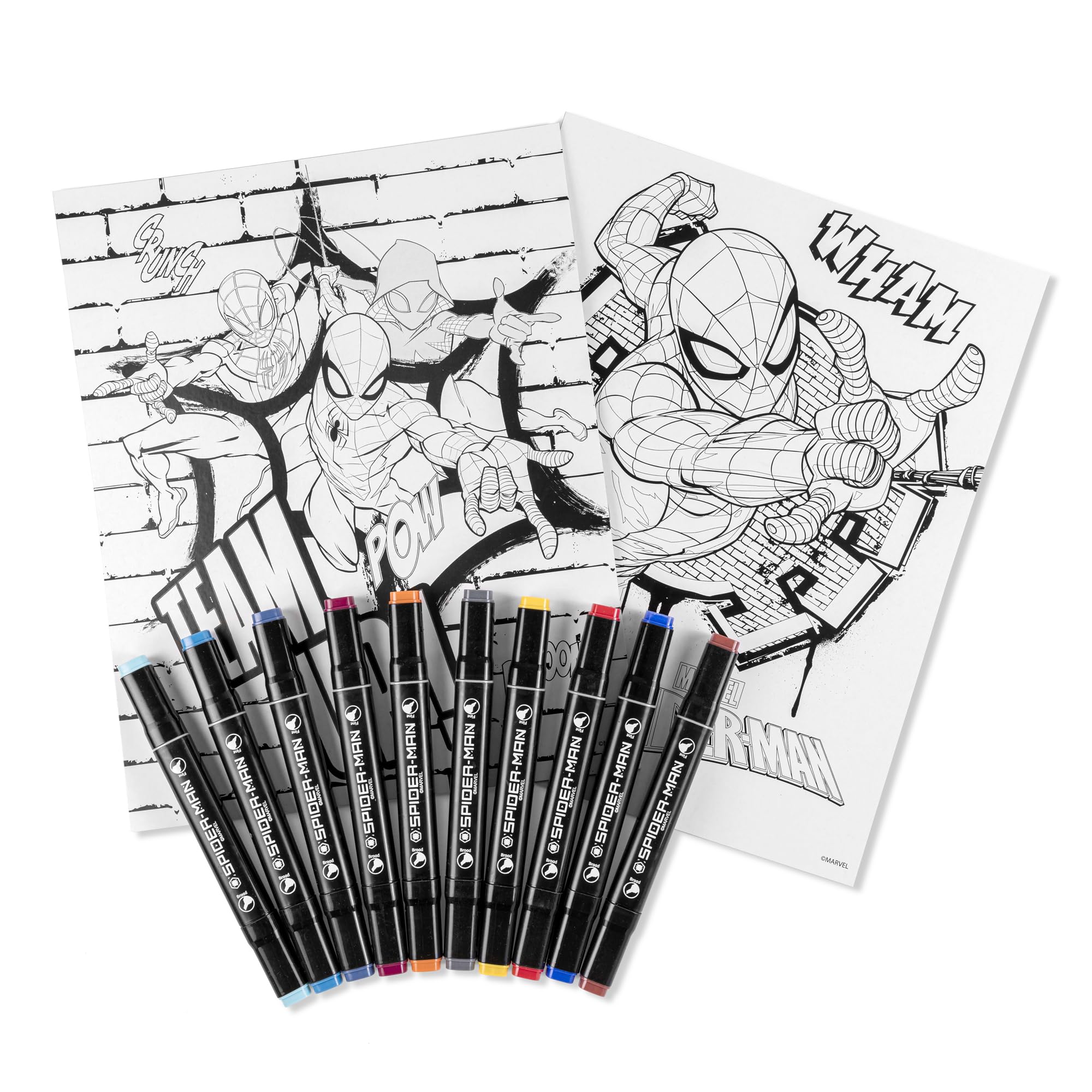 Disney Spiderman Kids 2PCS Paint by Numbers with Pen Markers Arts and Crafts